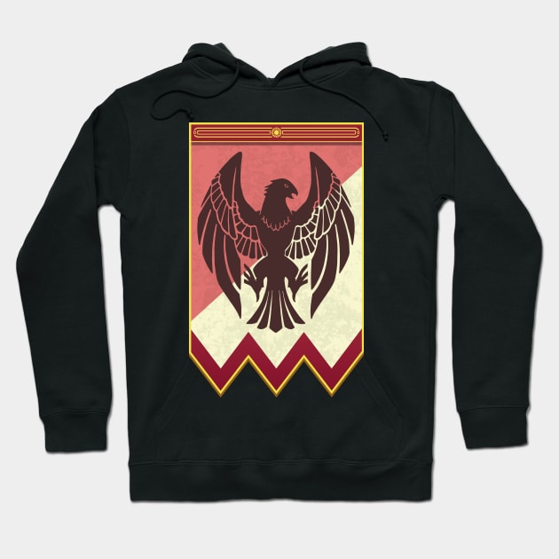 Fire Emblem 3 Houses: Black Eagles Banner Hoodie by Xitokys